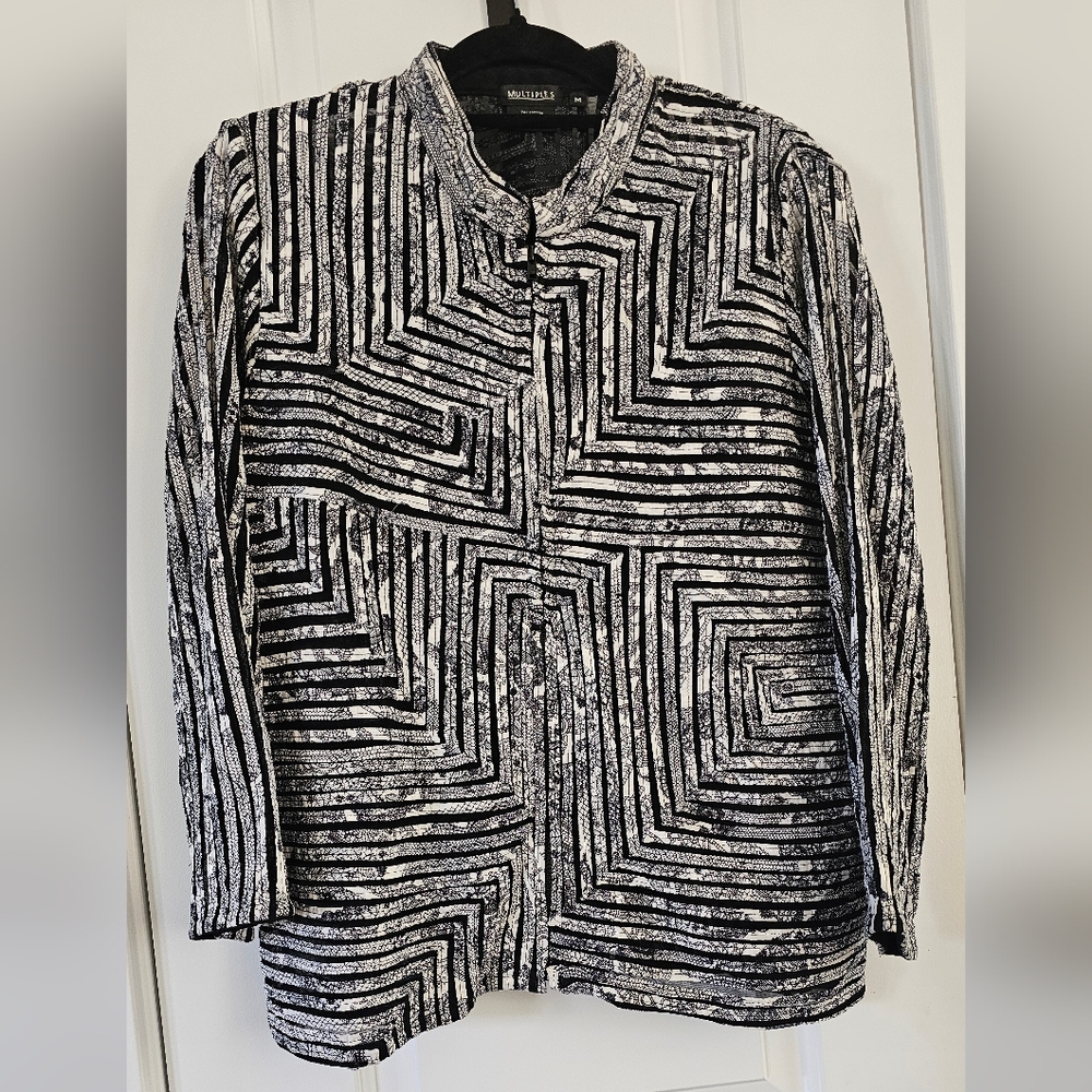 MULTIPLES Vintage‎ Zip-front Jacket Size Medium